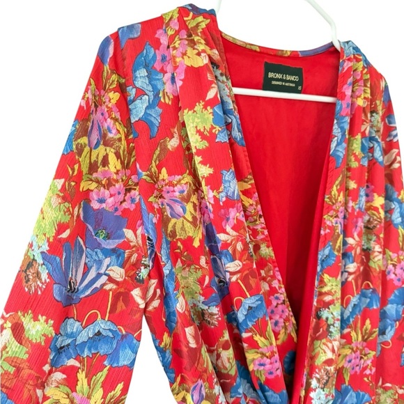 Bronx & Banco Catalina Robe Dress in Multicolor - Picture 6 of 8